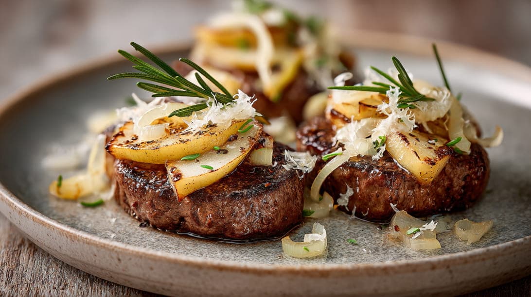 Süßes Käsesteak