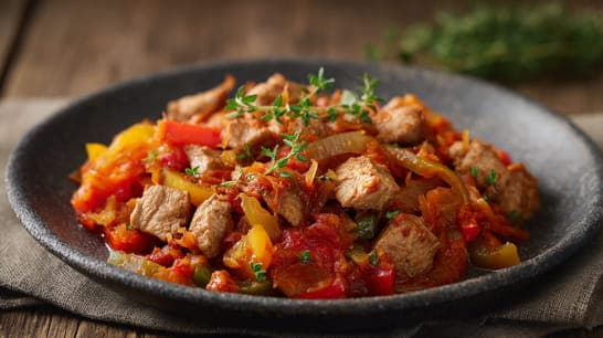 Schnelle Szegediner-Pfanne