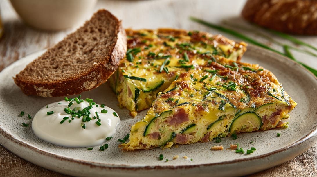Schinken-Zucchini-Frittata