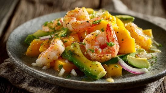 Garnelen-Avocado-Salat