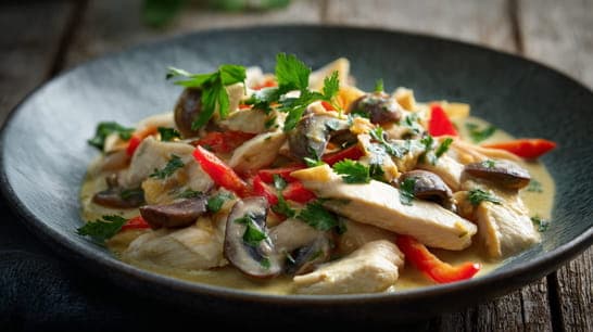 Ingwer-Kokos-Hähnchen
