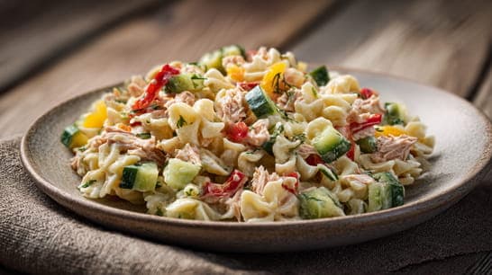 Nudelsalat mit Thunfisch