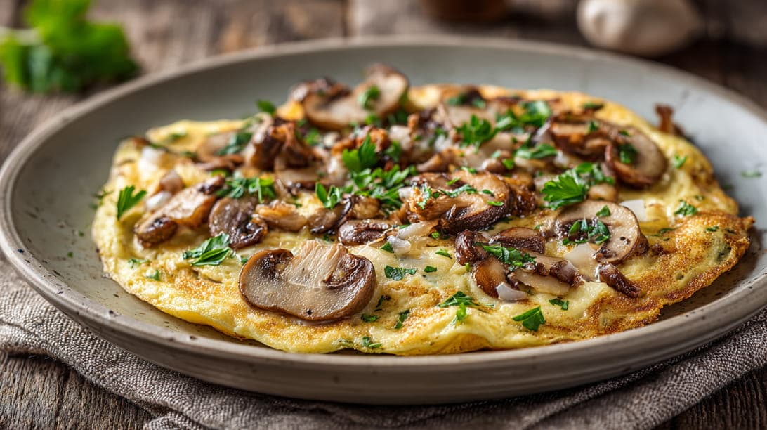 Champignon-Omelett
