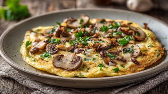 Champignon-Omelett