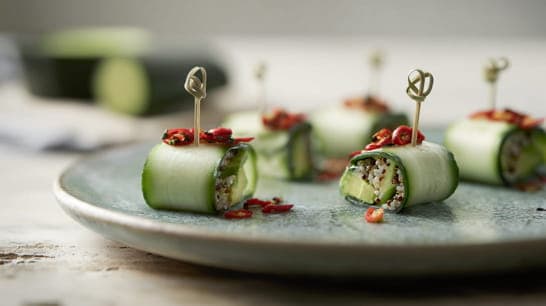 Gurken-Sushi 