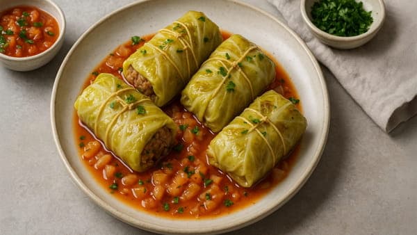 Kohlroulade mit Hackfleisch