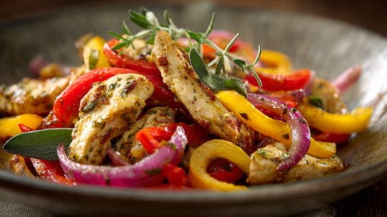 Hühnchen-Fajita