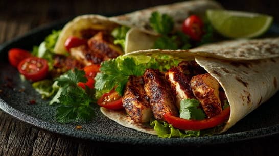 Hähnchen-Wraps