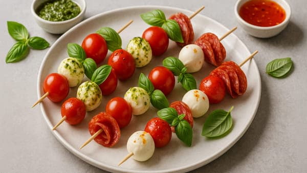 Mozzarella-Spieße