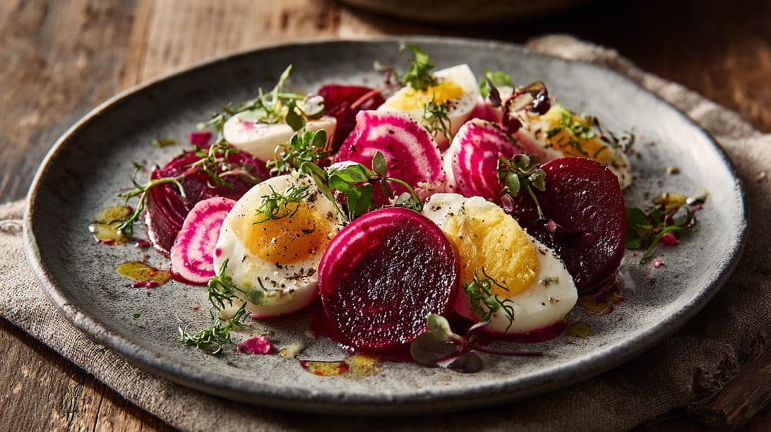 Rote-Beete-Eier-Salat
