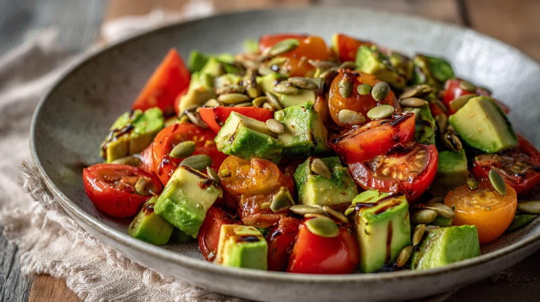 Tomaten-Avocado-Salat