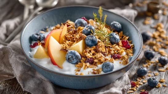 Müsli mit Obst