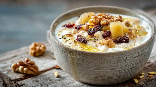 Buttermilch-Vollwert-Frühstück