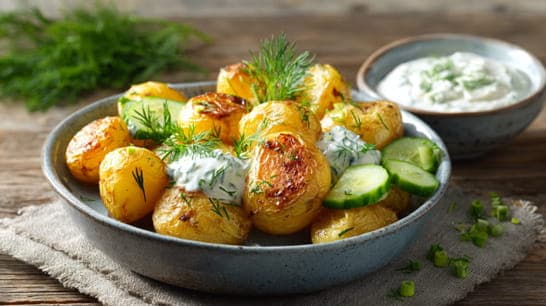 Kartoffel mit Dip