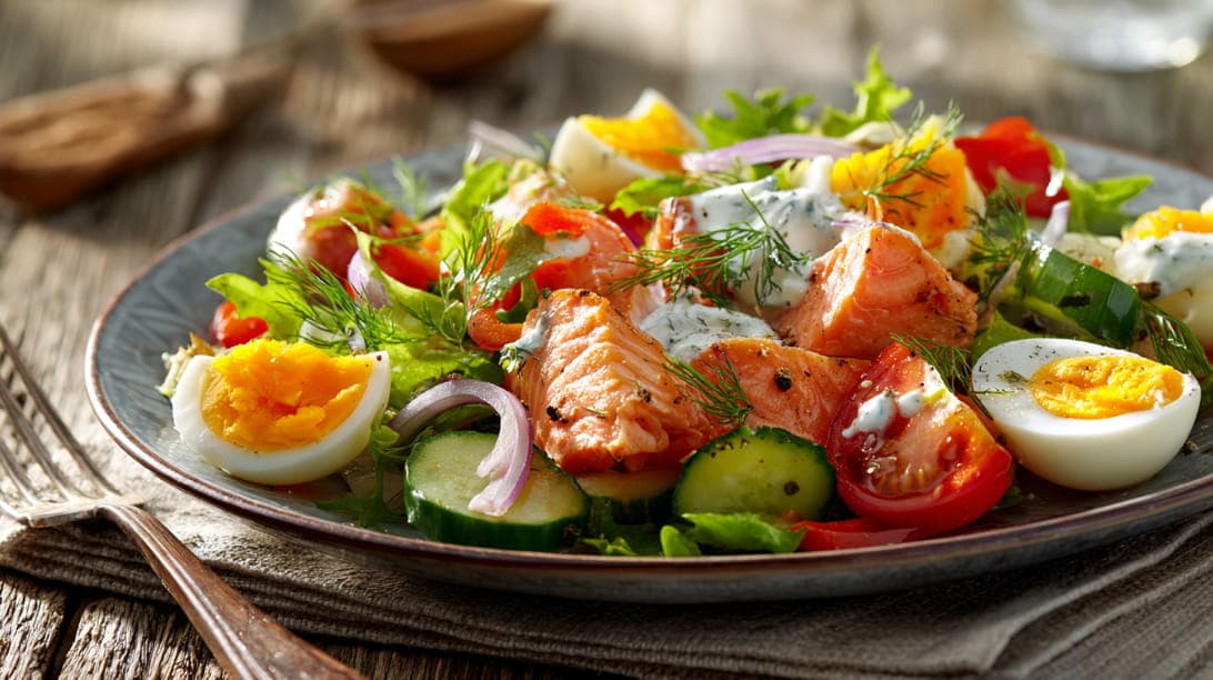 Lachs-Sommersalat