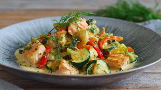 Zucchini-Fischpfanne