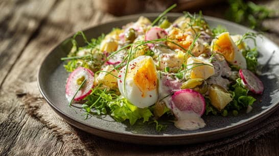 Ei-Käse-Salat